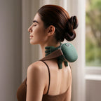 Genopladeligt Massageapparat | Vibration, Tryk & Varmefunktion | USB-C Massager Til Nakke, Ryg, Arme & Ben | Vanero