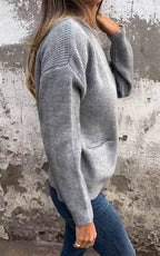 Damecardigan | Frontlynlås Design  Blød Tekstilkonstruktion | Hverdagsbrug & Lag-På-Lag Styling | Vanero