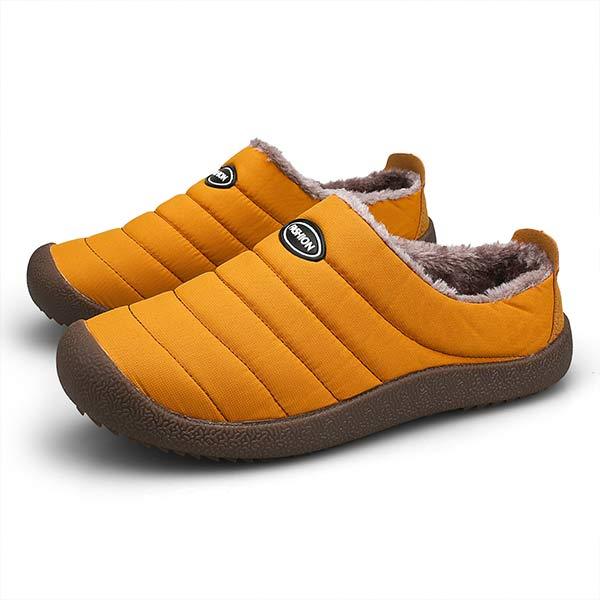 Herre Hjemmesko Tekstil | Slip-On Hjemmesko Med Varmt For | Skridsikker Sål Til Indendørs & Let Udendørs Brug | Vanero