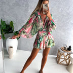 Dame Jumpsuit Polyester | Afslappet Pasform Jumpsuit | Let Sommerstil til Fritids- og Feriebrug | Vanero