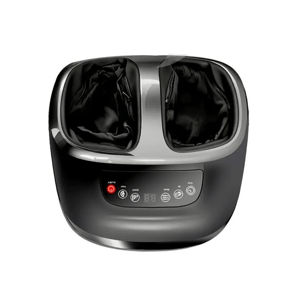 Elektrisk Shiatsu-Fodmassageapparat | Knetmassage, Vibration & 3 Varmeindstillinger | Justerbar Fodmassage Til Hjemmebrug | Vanero