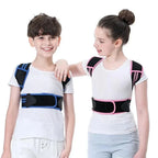 Holdningsvest Til Børn | Polyester & Elastan Med Justerbare Velcroremme | Let Ryg- & Skulderstøtte Til Hverdagsbrug | Vanero