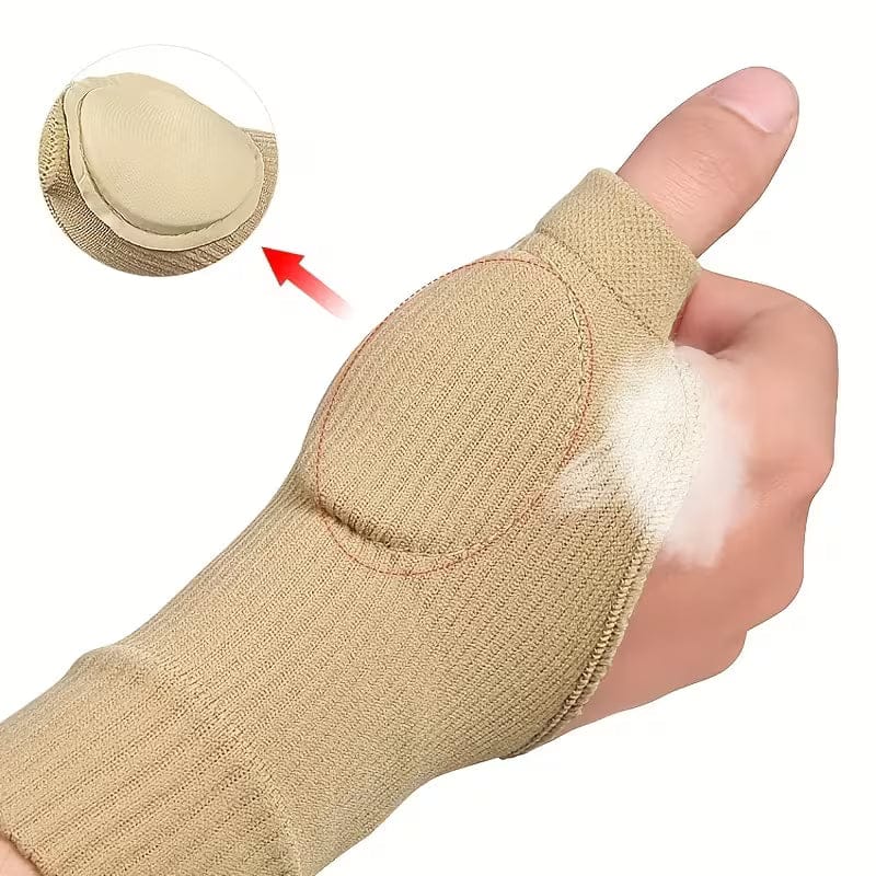 Fingrefrie Håndledsstøttehandsker | Polyamid & Gelpolstring | Unisex Handsker Til Træning, Cykling & Arbejde | Vanero