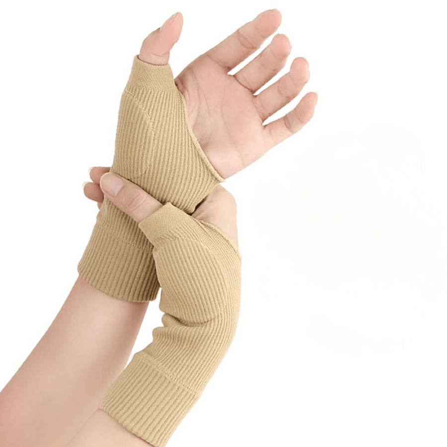 Fingrefrie Håndledsstøttehandsker | Polyamid & Gelpolstring | Unisex Handsker Til Træning, Cykling & Arbejde | Vanero