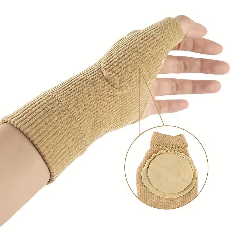 Fingrefrie Håndledsstøttehandsker | Polyamid & Gelpolstring | Unisex Handsker Til Træning, Cykling & Arbejde | Vanero