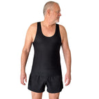 Herre Kompressionsundertrøje | 80 % Nylon & 20 % Spandex | Strækbar Baselayer Til Hverdag, Arbejde & Træning | Vanero