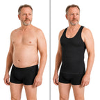 Herre Kompressionsundertrøje | 80 % Nylon & 20 % Spandex | Strækbar Baselayer Til Hverdag, Arbejde & Træning | Vanero