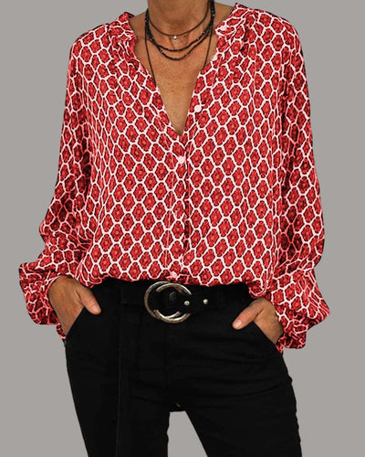 Carice l Bluse med lange ærmer l Vanero