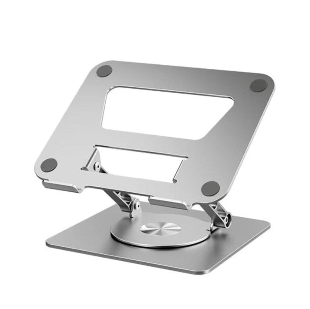 Justerbar Laptopstander | Foldbart Aluminiumsstativ Med 360 Graders Rotation | Til 11–17 Tommer | Vanero