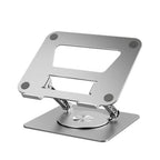 Justerbar Laptopstander | Foldbart Aluminiumsstativ Med 360 Graders Rotation | Til 11–17 Tommer | Vanero