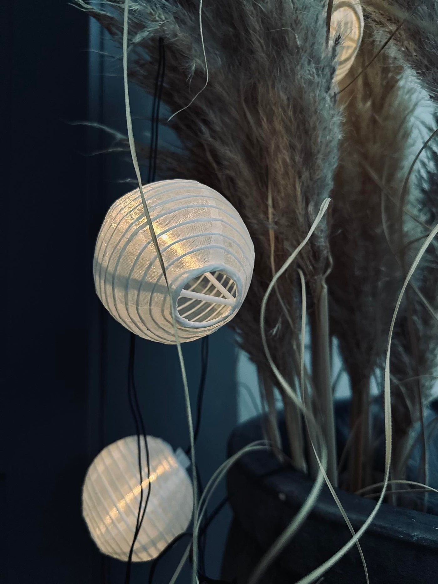 Led Solcelle Lyskæde | 10 Hvide Kugler | Vanero