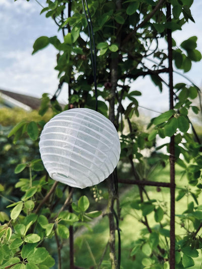 Led Solcelle Lyskæde | 10 Hvide Kugler | Vanero