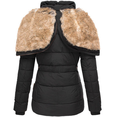 Aisa | Lang vinterfrakke Dame Regular Fit - Sort | Vanero
