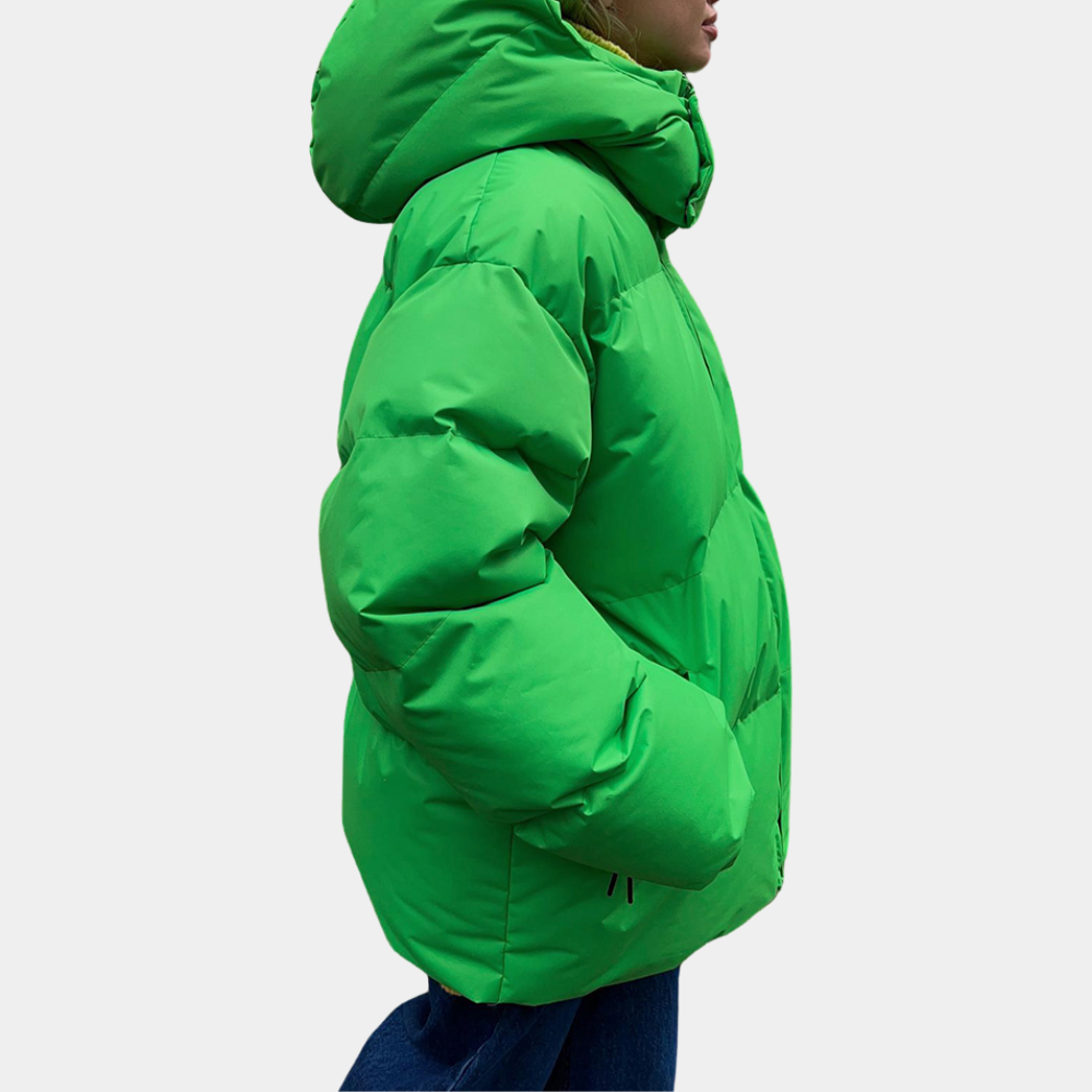 Alice Polyester Med Isolerende Fyld | Komfortabel Pasform Pufferfrakke | Quiltet Design til Kølige Vejrforhold & Daglig Brug | Vanero