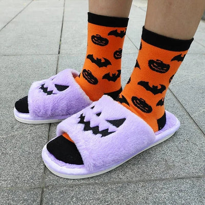 SpookyFeet | Halloween-Hausschuhe Til Voksne Med Skridsikker Sål | Vanero