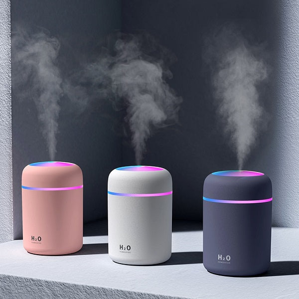Aroma Diffuser | Ultralyd Luftbefugter Med LED Stemningslys | USB Drevet Til Hjem & Kontor | Vanero