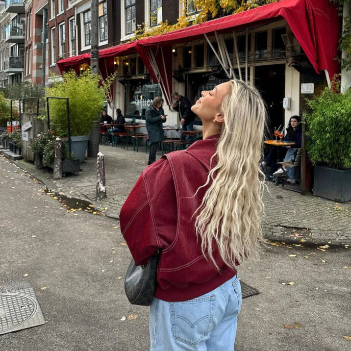 Oversized Bomberjakke | Stilfuld og Varmebestandig | Perfekt til Efterår og Vinter l Vanero