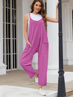 Jumpsuit med Elastisk Talje | Afslappet Pasform i Let Konstruktion | Hverdagsbrug & Fritid | Vanero