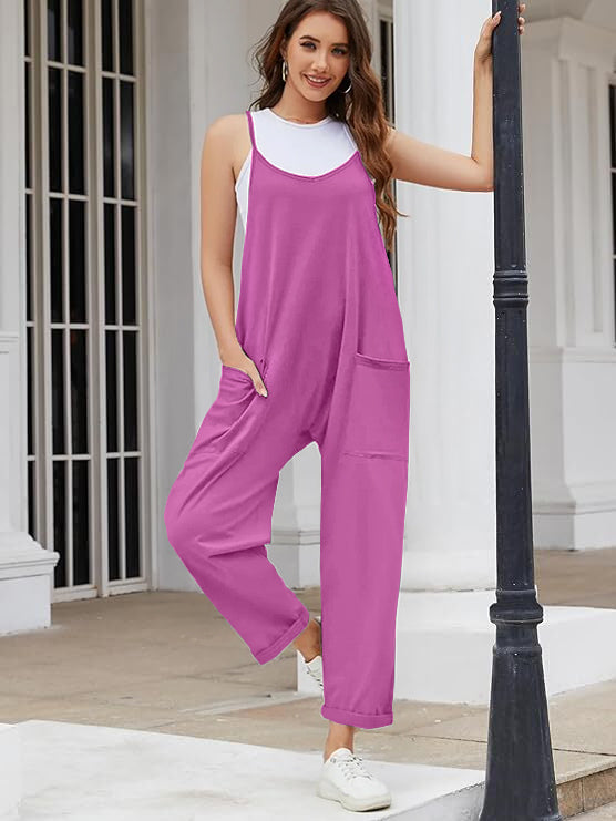 Jumpsuit med Elastisk Talje | Afslappet Pasform i Let Konstruktion | Hverdagsbrug & Fritid | Vanero