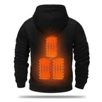 Opvarmet Jakke Polyester | Regular Fit Vinterjakke | USB-Drevne Varmepaneler til Udendørs- & Koldt Vejr Brug | Vanero