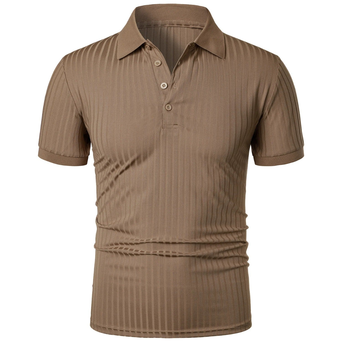 Herre Polo T-Shirt Bomuldsblanding | Afslappet Pasform Polo | Knaplukning og Kortærmet Design til Fritids- og Hverdagsbrug | Vanero