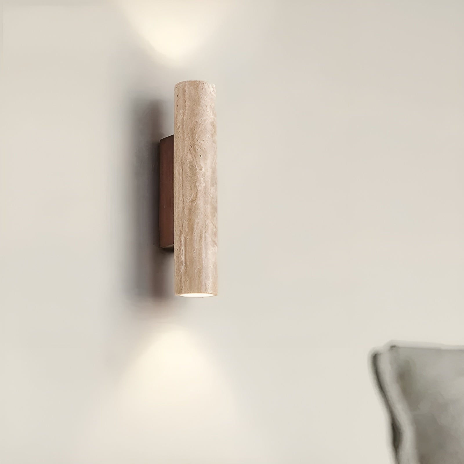 LED Væglampe I Træ Og Metal | Vægmonteret Indendørs Belysning | Fås I Flere Størrelser | Vanero
