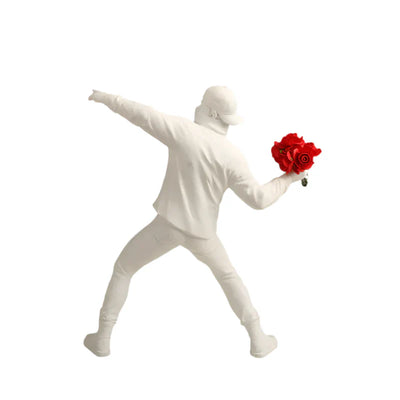 BloomThrower | Moderne Blomsterkaster Statue | Vanero