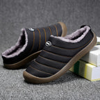 Herre Hjemmesko Tekstil | Slip-On Hjemmesko Med Varmt For | Skridsikker Sål Til Indendørs & Let Udendørs Brug | Vanero