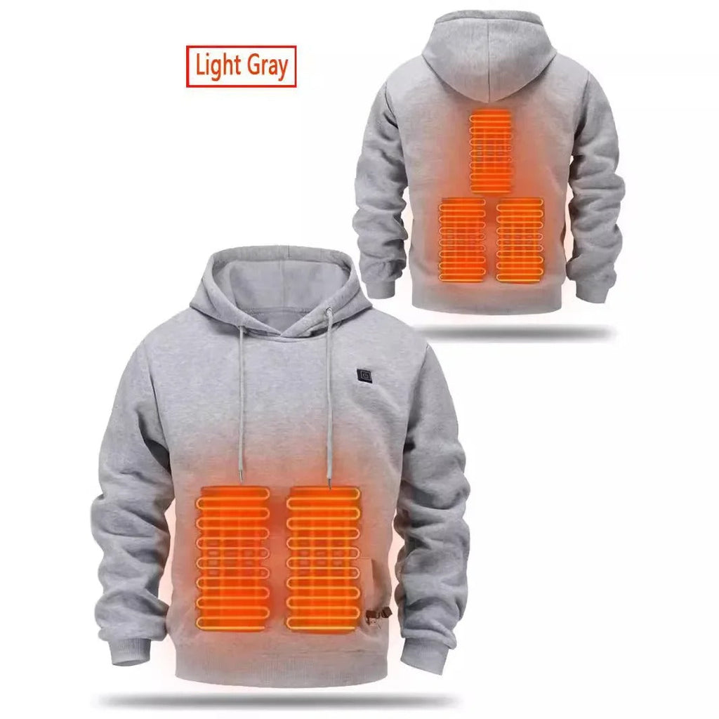 Opvarmet Jakke Polyester | Regular Fit Vinterjakke | USB-Drevne Varmepaneler til Udendørs- & Koldt Vejr Brug | Vanero