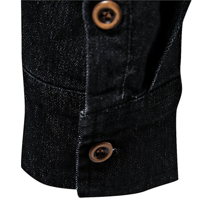 AdaptiveFit l Cotton Denim Skjorte: Skræddersyet Til Mænd l Vanero
