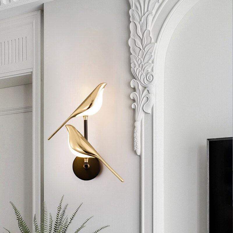 Birdlampe | Moderne Væglampe i form af Fugle | Vanero