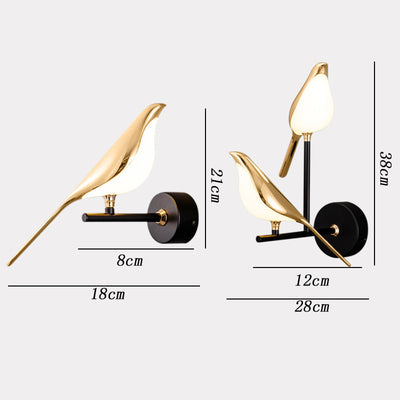 Birdlampe | Moderne Væglampe i form af Fugle | Vanero