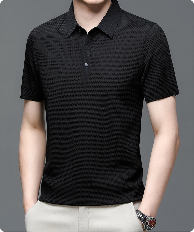 Herre Polo Shirt Bomuldsblanding Konstruktion | Polo Shirt med Knapkrave | Til Hverdagsbrug, Fritid & Afslappede Aktiviteter | Vanero
