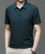 Herre Polo Shirt Bomuldsblanding Konstruktion | Polo Shirt med Knapkrave | Til Hverdagsbrug, Fritid & Afslappede Aktiviteter | Vanero