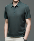 Herre Polo Shirt Bomuldsblanding Konstruktion | Polo Shirt med Knapkrave | Til Hverdagsbrug, Fritid & Afslappede Aktiviteter | Vanero