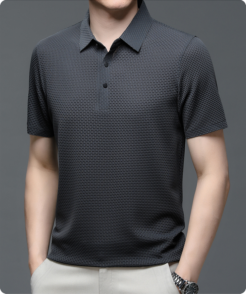 Herre Polo Shirt Bomuldsblanding Konstruktion | Polo Shirt med Knapkrave | Til Hverdagsbrug, Fritid & Afslappede Aktiviteter | Vanero
