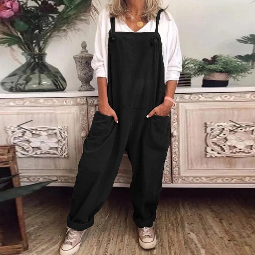 Overalls Jumpsuit Lavet Af Løst Bundet Bomuld Og Hør | Let & Åndbar Til Hverdag | Vanero