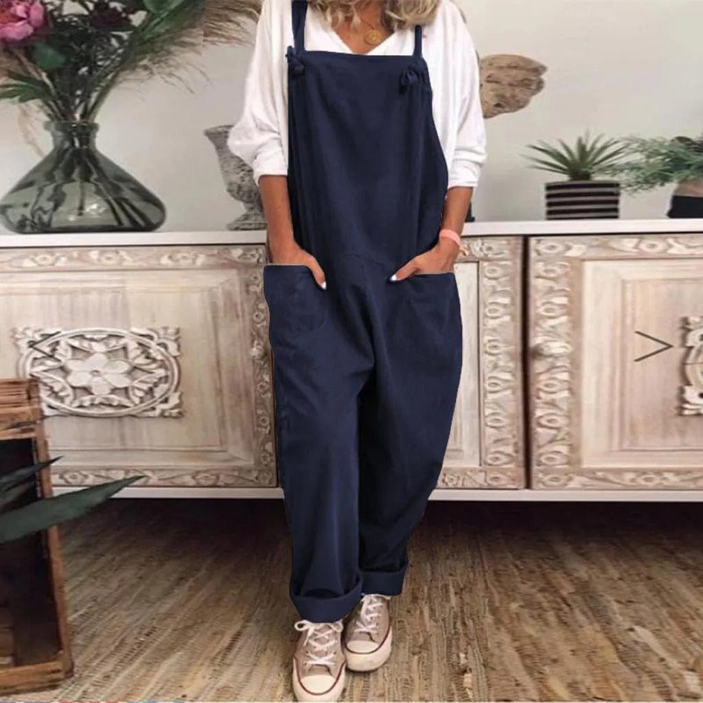 Overalls Jumpsuit Lavet Af Løst Bundet Bomuld Og Hør | Let & Åndbar Til Hverdag | Vanero
