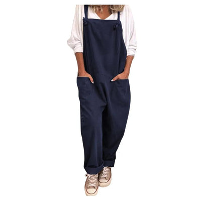 Overalls Jumpsuit Lavet Af Løst Bundet Bomuld Og Hør | Let & Åndbar Til Hverdag | Vanero