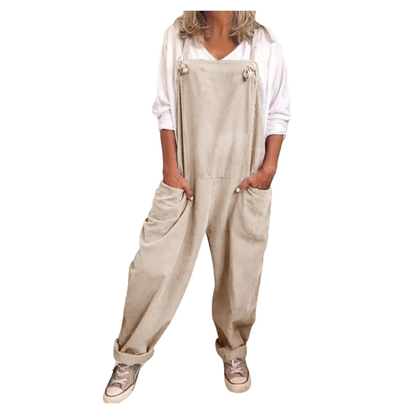 Overalls Jumpsuit Lavet Af Løst Bundet Bomuld Og Hør | Let & Åndbar Til Hverdag | Vanero