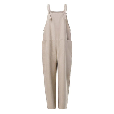 Overalls Jumpsuit Lavet Af Løst Bundet Bomuld Og Hør | Let & Åndbar Til Hverdag | Vanero