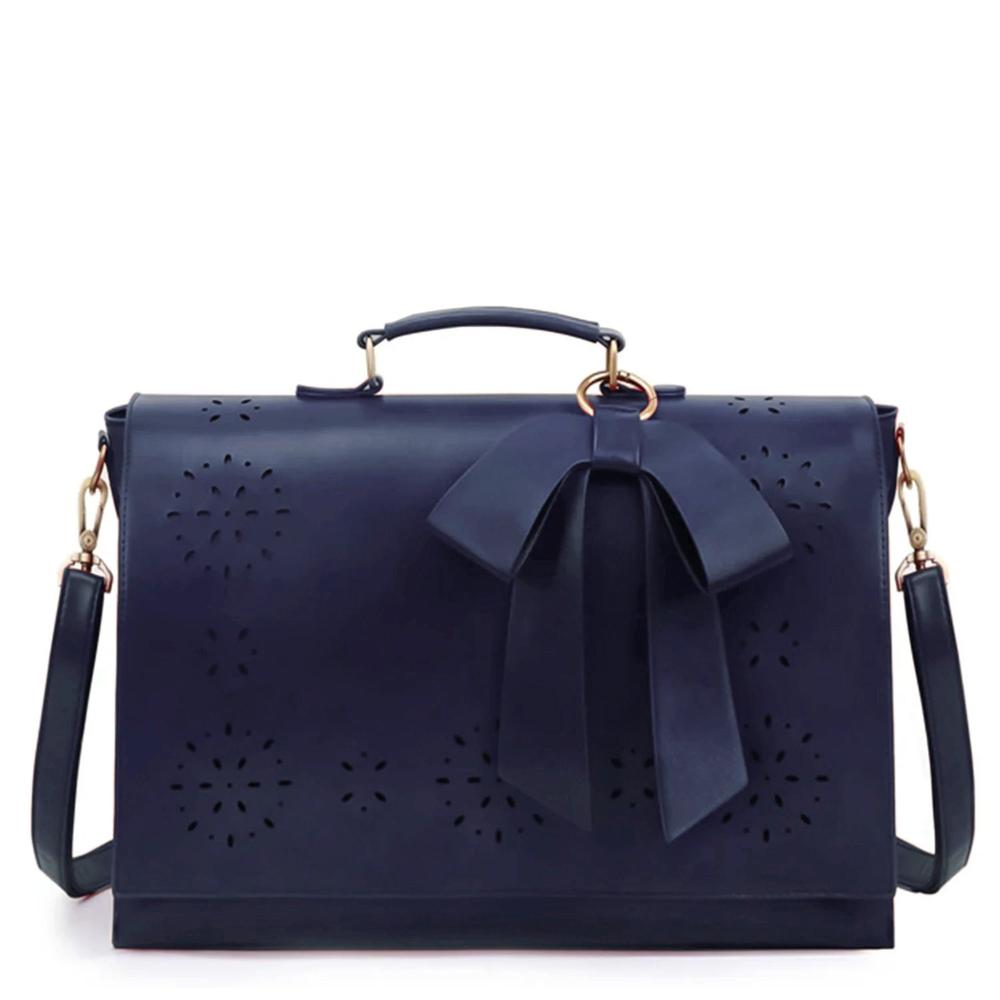 Elegant Skuldertaske | Udsmykket Design | Sløjfe-Dekoration | Vanero