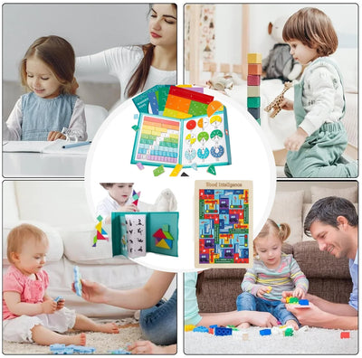 FractionFun | Magnetisk brøkbog, lær sjovt og mere sjovt! l Vanero
