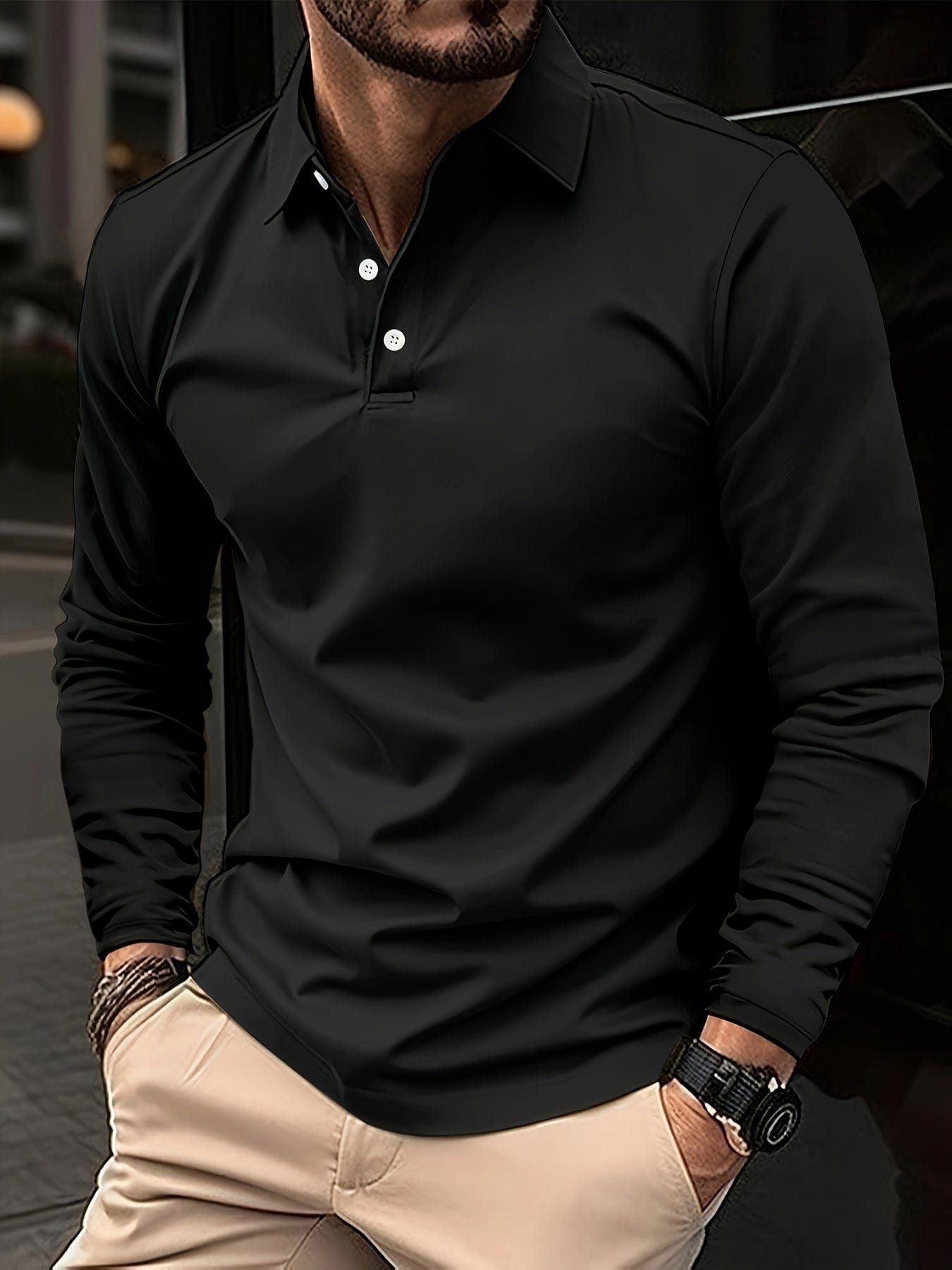 Oliver™ | Stilfuld Langærmet Polo - Zelora Kobenhavn