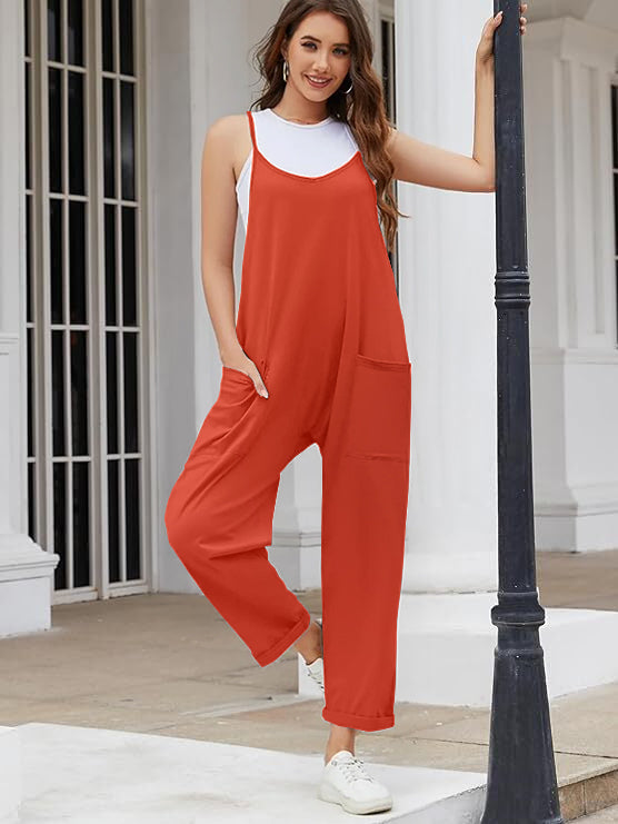 Jumpsuit med Elastisk Talje | Afslappet Pasform i Let Konstruktion | Hverdagsbrug & Fritid | Vanero