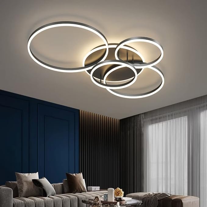 Moderne l Sort Loftslampe l Vanero