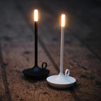 LED Skrivebordslampe Metal | Genopladelig Lampe med Touch-Betjening | Justerbar Indendørs Arbejdsbelysning | Vanero