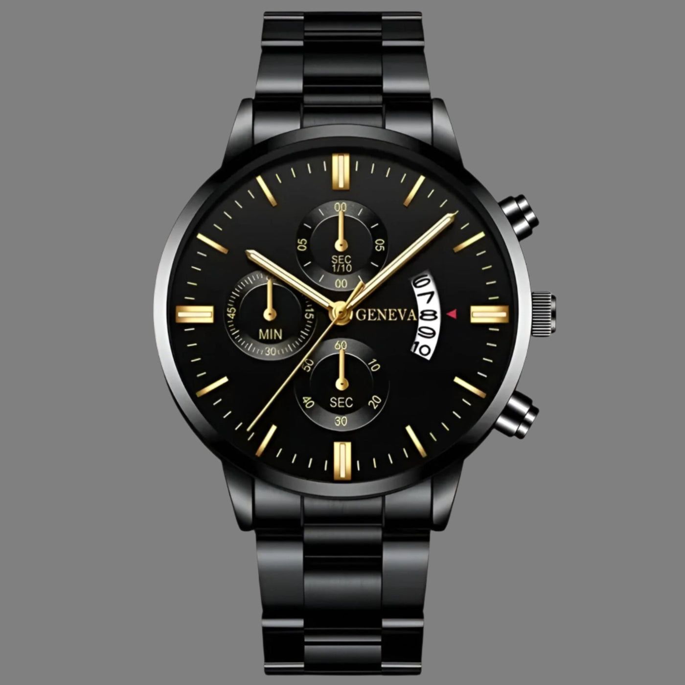 VernoTime Elegant Rund Urskive | Med Kalendervisning | Vanero