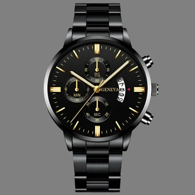 VernoTime Elegant Rund Urskive | Med Kalendervisning | Vanero