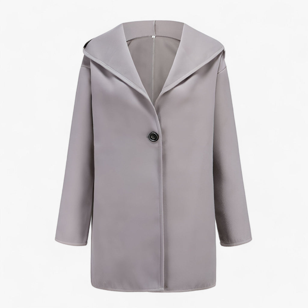Dame Trenchcoat i Uldblanding | Langt Snit & Struktureret Pasform | Overtøj Til Business & Casual Vinterbrug | Vanero